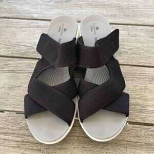 Cloudsteppers By Clarks Cali Reef Wedge Sandals Womens Size 9